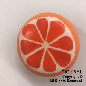 ADORNO FRUTA NARANJA A. PORCELANA FRIA x 1
